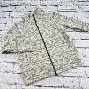 ZYIA Gray and White Women's Jacket